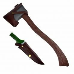 Spooktacular Creations Props Lumberjack Axe & Knife Costume Accessory Set Cosplay Kit