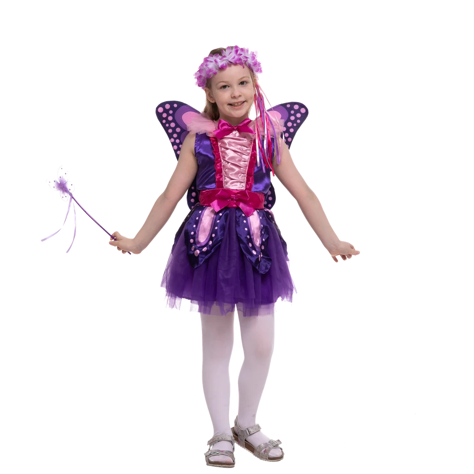 Spooktacular Creations Girl Purple Fairy Costume Cosplay 3 Spooktacular Creations Girl Purple Fairy Costume Cosplay