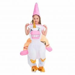Spooktacular Creations Inflatable Ride-On Unicorn Princess Costume - Child Child Costumes