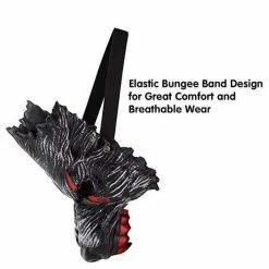 Spooktacular Creations Realistic Werewolf Mask Big Bad Bloody Howling Wolf Cosplay Costume With Bloodstains Include Gloves - Adult