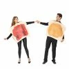 Spooktacular Creations Butter And Jelly PBJ Costume Couple Set - Adult Adult Costumes