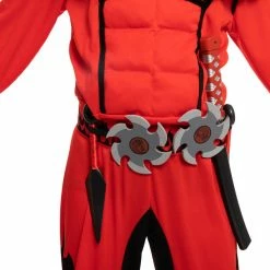 Spooktacular Creations Red Ninja Costume Cosplay - Child Classic Costumes 14 Spooktacular Creations Red Ninja Costume Cosplay - Child Classic Costumes
