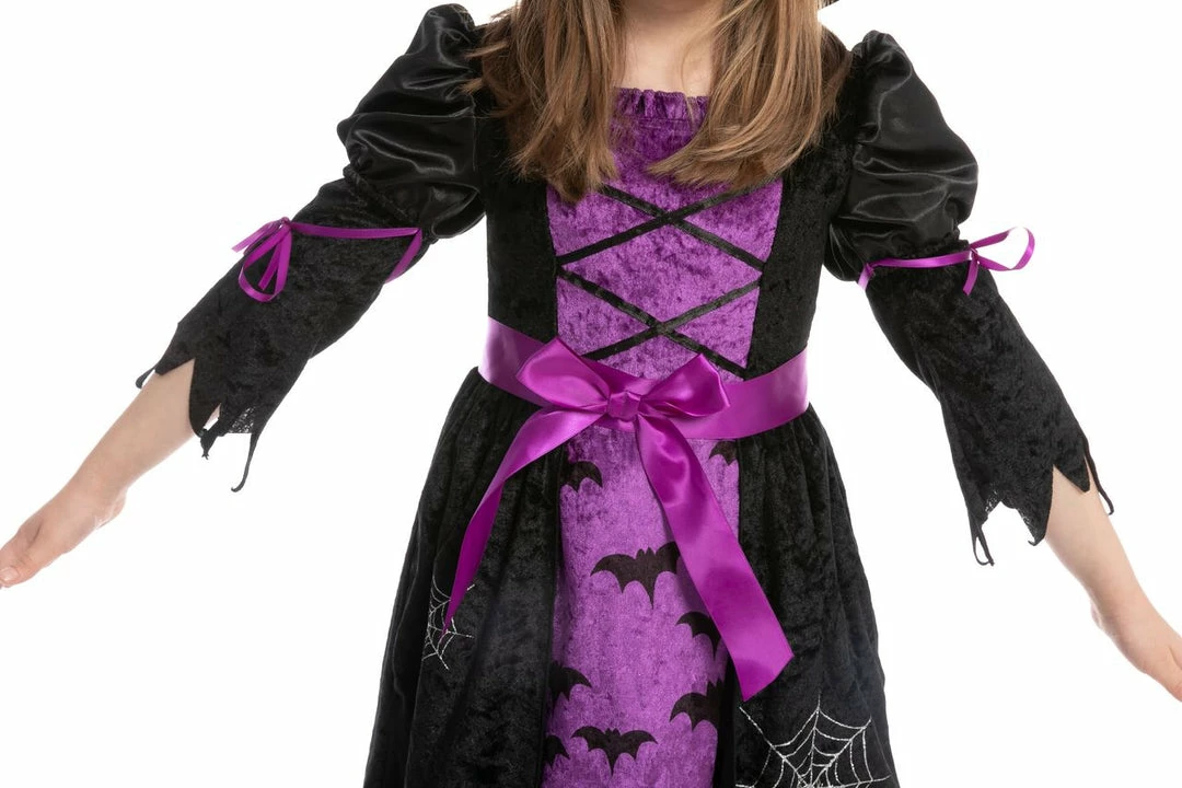 Spooktacular Creations Classic Costumes Bat Witch Costume (Purple) - Child 6 Spooktacular Creations Classic Costumes Bat Witch Costume (Purple) - Child