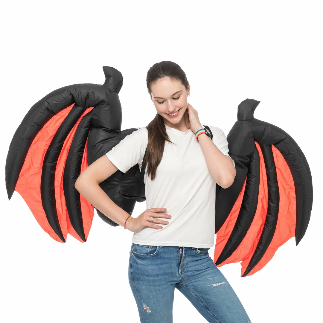 Spooktacular Creations Adult Costumes Inflatable Demon Wings For Cosplay- Adult 3 Spooktacular Creations Adult Costumes Inflatable Demon Wings For Cosplay- Adult