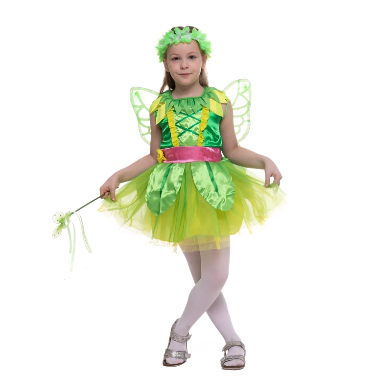 Spooktacular Creations Child Costumes Green Fairy Costume For Role Play Cosplay- Girls 5 Spooktacular Creations Child Costumes Green Fairy Costume For Role Play Cosplay- Girls