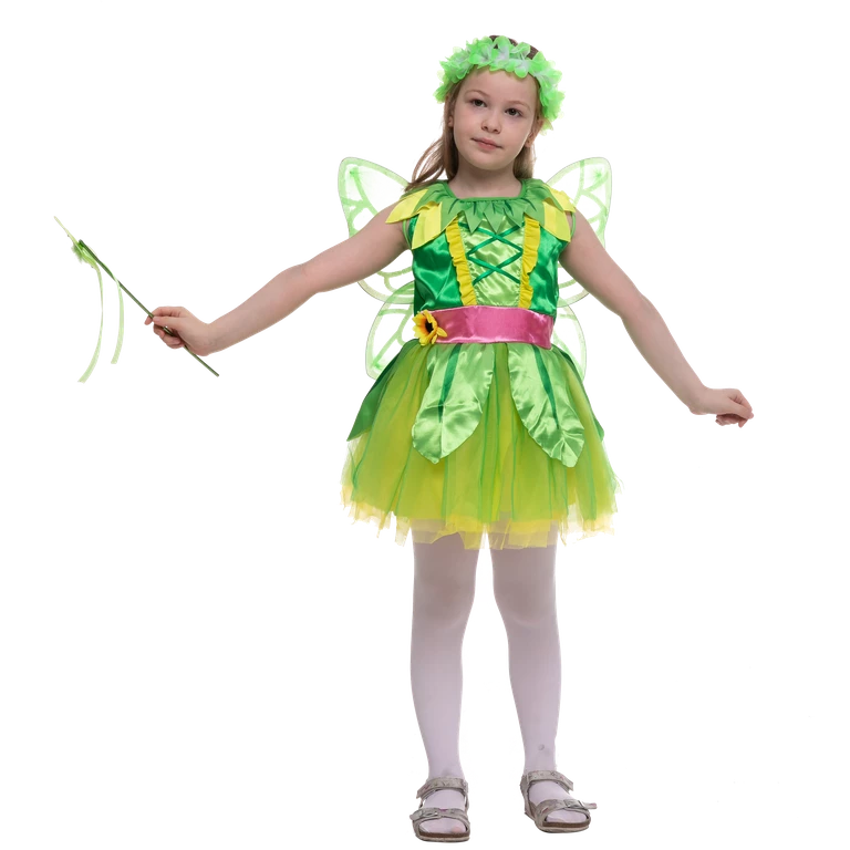 Spooktacular Creations Child Costumes Green Fairy Costume For Role Play Cosplay- Girls 6 Spooktacular Creations Child Costumes Green Fairy Costume For Role Play Cosplay- Girls