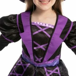 Spooktacular Creations Child Costumes LED Light Up Witch Costume For Role Play Cosplay- Child