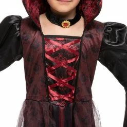 Spooktacular Creations Victorian Vampire Costume Cosplay - Girls Classic Costumes