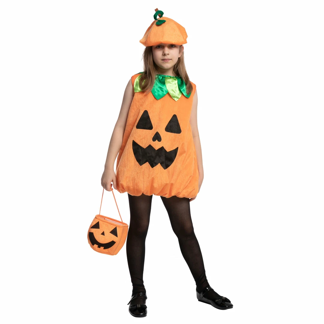 Spooktacular Creations Pumpkin Dress Costume- Girl 3 Spooktacular Creations Pumpkin Dress Costume- Girl