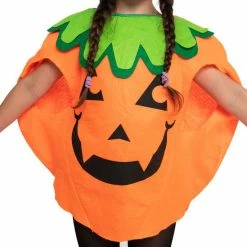 Spooktacular Creations Child Costumes Pumpkin Costume With Witch Hat & Basket - Child