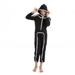 Spooktacular Creations Classic Costumes LED Stickman Costume LED Stick Figure Costume - Child