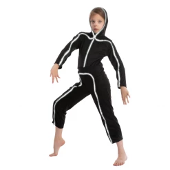 Spooktacular Creations Classic Costumes LED Stickman Costume LED Stick Figure Costume - Child