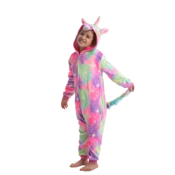 Spooktacular Creations Child Costumes Pink Unicorn Onesie Cosplay Costume - Child