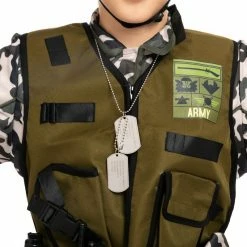 Spooktacular Creations Camo Trooper Costume For Role Play Cosplay- Child