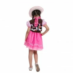 Spooktacular Creations Child Costumes Pink Cowgirl Costume For Role Play Cosplay- Girls