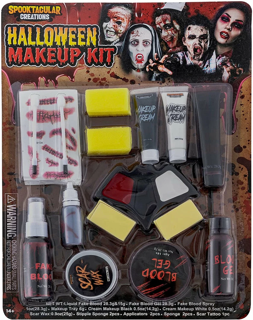 Spooktacular Creations Makeup & Blood Family Cosplay Makeup Kit 3 Spooktacular Creations Makeup & Blood Family Cosplay Makeup Kit