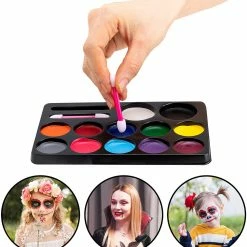 Spooktacular Creations Cosplay Makeup Kit With Glow In The Dark Face Cream