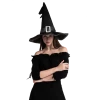 Spooktacular Creations Adult Costumes Velvet Black Witch's Hat Cosplay Accessory - Adult