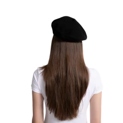 Spooktacular Creations Black Beret Hat - Adult