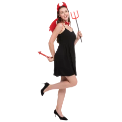 Spooktacular Creations Red Devil Horn Cosplay Accessories Set