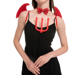 Spooktacular Creations Red Devil Horn Cosplay Accessories Set