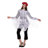 Spooktacular Creations Skeleton Poncho & Red Flower Elastic Headband - Adult Adult Costumes 1 Spooktacular Creations Skeleton Poncho & Red Flower Elastic Headband - Adult Adult Costumes