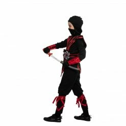 Spooktacular Creations Red Ninja Costume Cosplay - Child