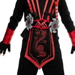 Spooktacular Creations Red Ninja Costume Cosplay - Child