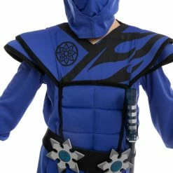 Spooktacular Creations Dragon Scales Blue Ninja Costume Cosplay- Child 9 Spooktacular Creations Dragon Scales Blue Ninja Costume Cosplay- Child