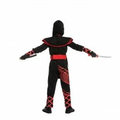 Spooktacular Creations Dragon Scales Red/Black Ninja Costume Cosplay- Child