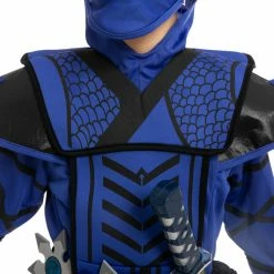 Spooktacular Creations Classic Costumes Blue Ninja Warrior Costume Cosplay- Child