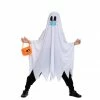 Spooktacular Creations Ghost Costume With Mask & Pumpkin Bucket Cosplay- Child 1 Spooktacular Creations Ghost Costume With Mask & Pumpkin Bucket Cosplay- Child