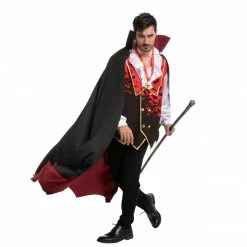 Spooktacular Creations Adult Costumes Red Vampire Costume Cosplay - Adult