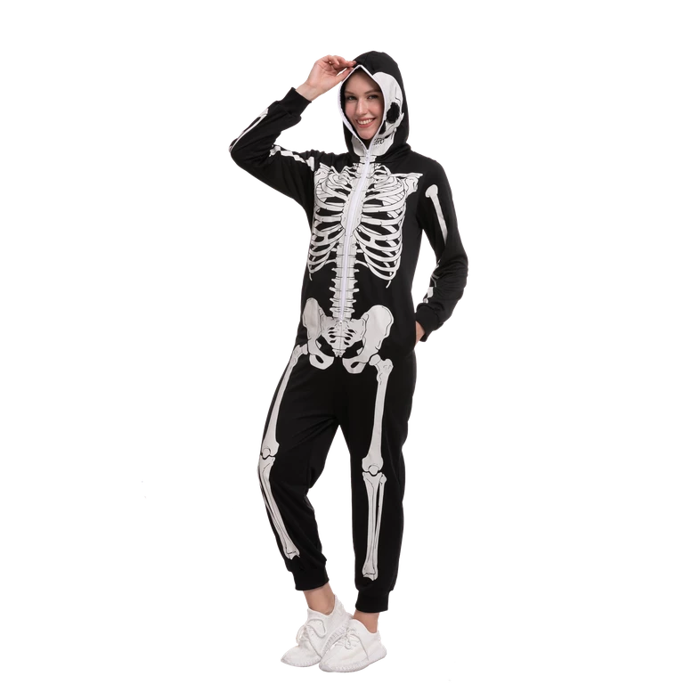 Spooktacular Creations Skeleton Pajamas Onesie - Adult 3 Spooktacular Creations Skeleton Pajamas Onesie - Adult
