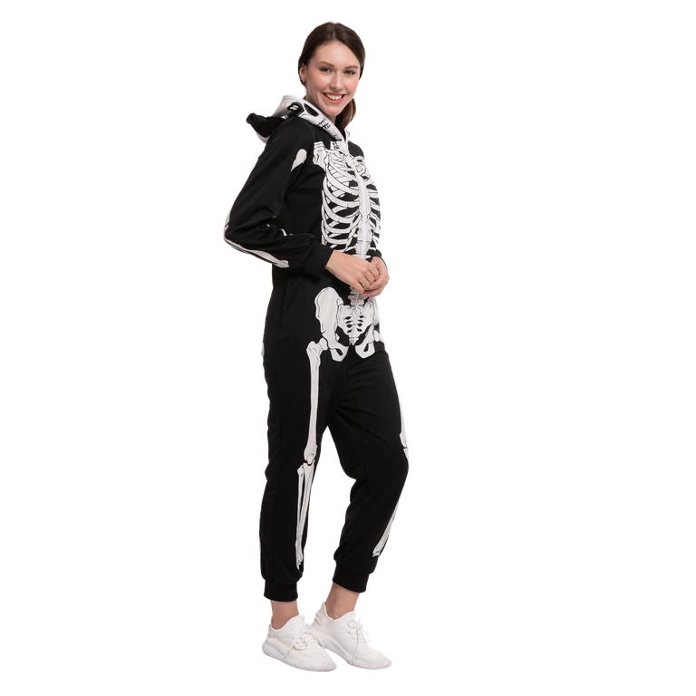 Spooktacular Creations Skeleton Pajamas Onesie - Adult 4 Spooktacular Creations Skeleton Pajamas Onesie - Adult