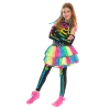 Spooktacular Creations Funky Bones Colorful Skeleton Deluxe Costume For Girls Cosplay