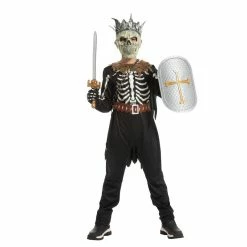Spooktacular Creations Dark Knight Skeleton Costume For Boys Cosplay Classic Costumes