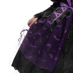 Spooktacular Creations Child Costumes LED Light Up Witch Costume For Role Play Cosplay- Child