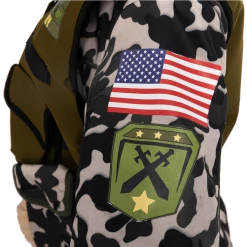 Spooktacular Creations Camo Trooper Costume For Role Play Cosplay- Child