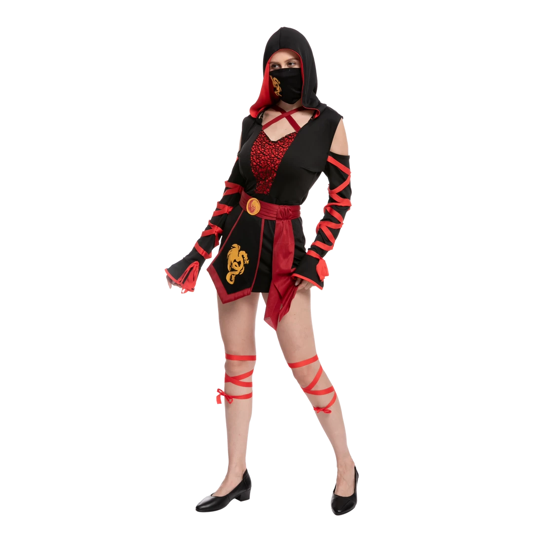 Spooktacular Creations Women’s Ninja Costume Cosplay - Adult Adult Costumes 4 Spooktacular Creations Women’s Ninja Costume Cosplay - Adult Adult Costumes