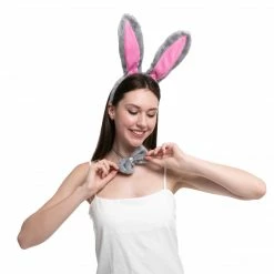 Spooktacular Creations Grey Bunny Cosplay Accessories Set, 3 Pack 12 Spooktacular Creations Grey Bunny Cosplay Accessories Set, 3 Pack