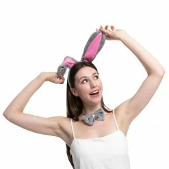 Spooktacular Creations Grey Bunny Cosplay Accessories Set, 3 Pack 11 Spooktacular Creations Grey Bunny Cosplay Accessories Set, 3 Pack