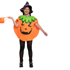 Spooktacular Creations Child Costumes Pumpkin Costume With Witch Hat & Basket - Child