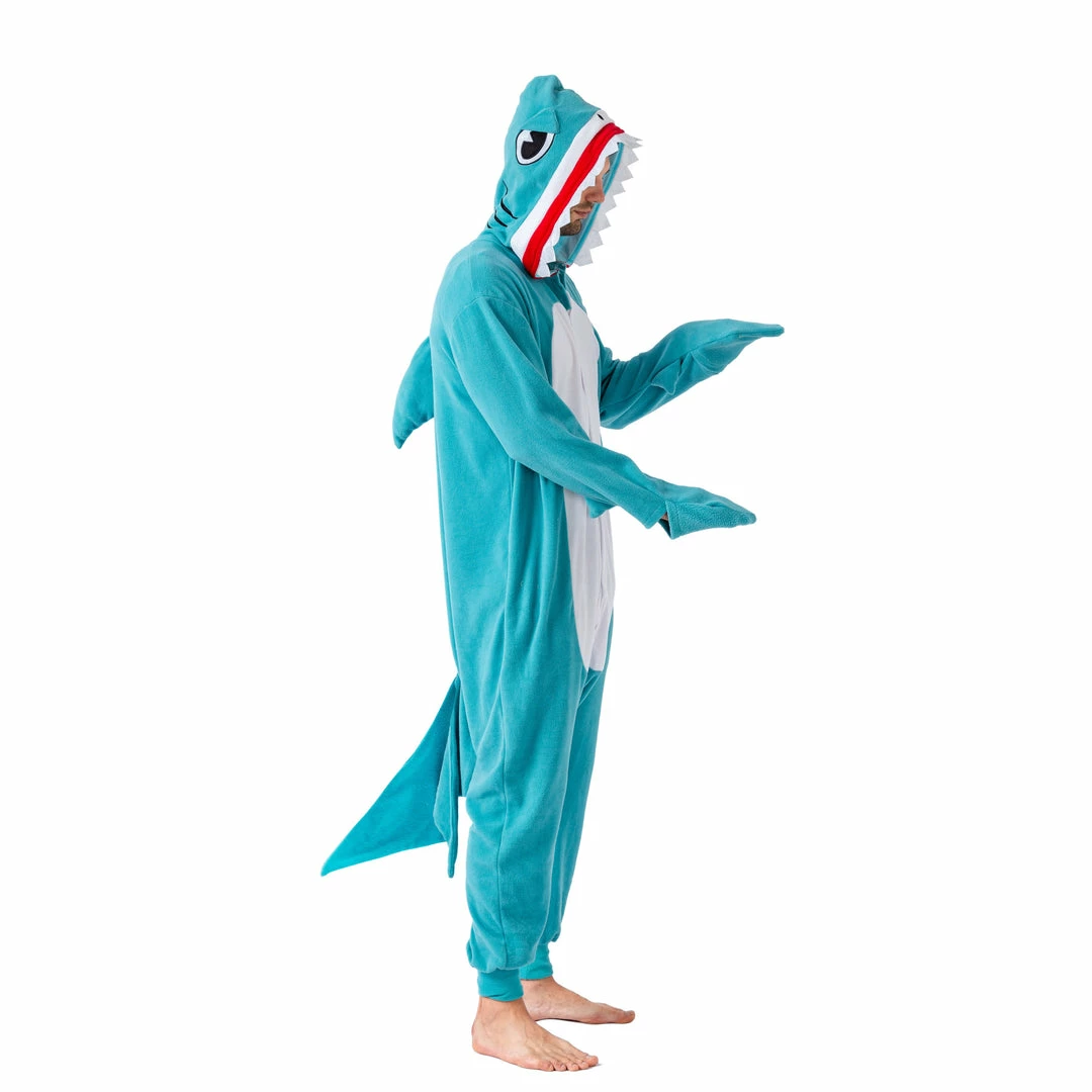 Spooktacular Creations Animal Costumes Shark Animal Onesies Costume - Adult 3 Spooktacular Creations Animal Costumes Shark Animal Onesies Costume - Adult