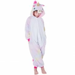 Spooktacular Creations Unicorn Onesie Pajamas - Child Child Costumes