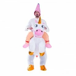 Spooktacular Creations Unicorn Ride-On Inflatable Costume - Adult Adult Costumes