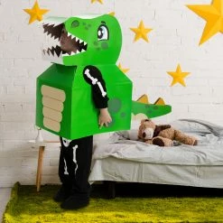 Spooktacular Creations T-Rex Dinosaur Cardboard Costume - Child Animal Costumes