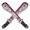 Spooktacular Creations Bloody Machetes Cosplay Props, 2 Pack