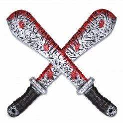 Spooktacular Creations Bloody Machetes Cosplay Props, 2 Pack