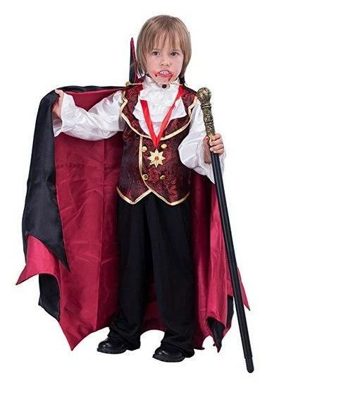 Spooktacular Creations Child Costumes Gothic Vampire Costume Set Cosplay- Boys 4 Spooktacular Creations Child Costumes Gothic Vampire Costume Set Cosplay- Boys